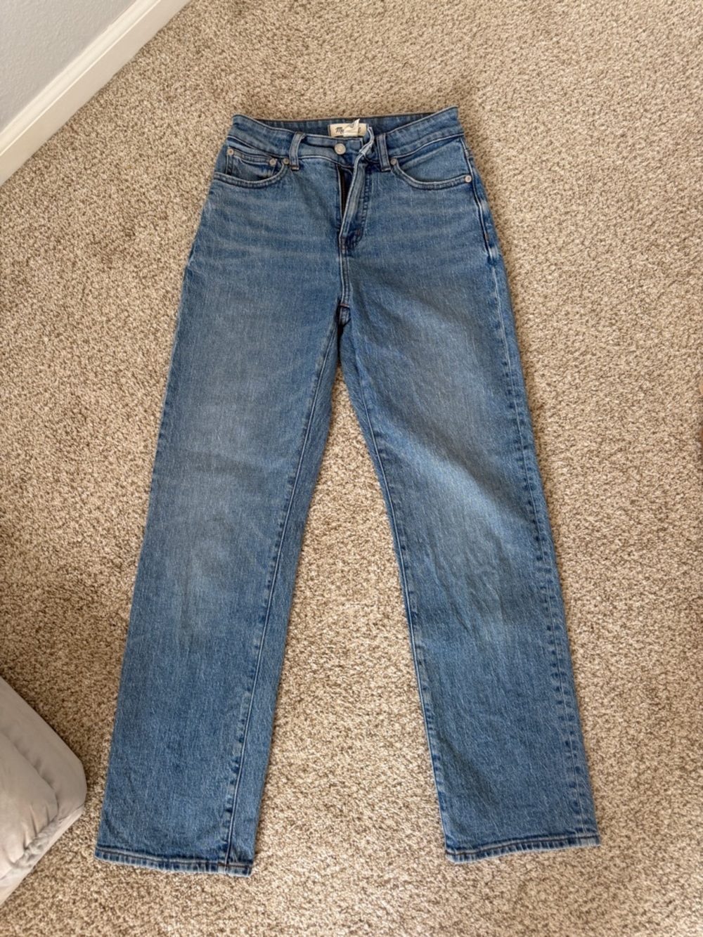 Madewell Women's Straight-Leg Jeans in Classic Blue